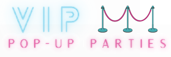 vip pop up parties logo
